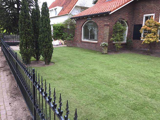 Frank van der donk - voortuin gazon 